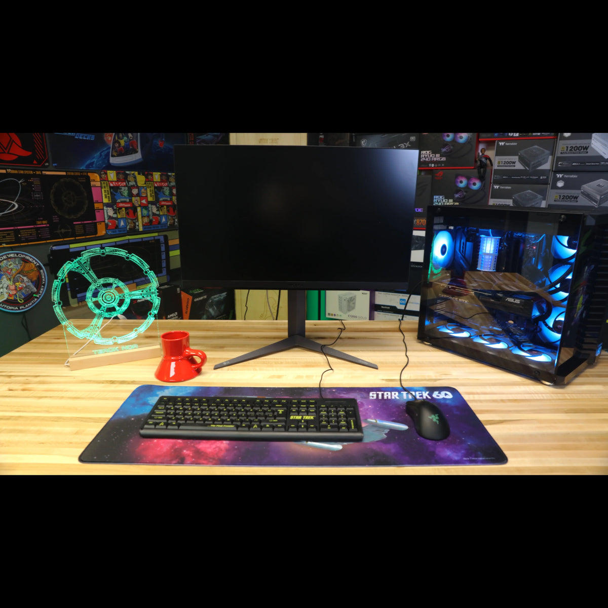 Star Trek 60th - USS Voyager Large Gaming Mouse Pad